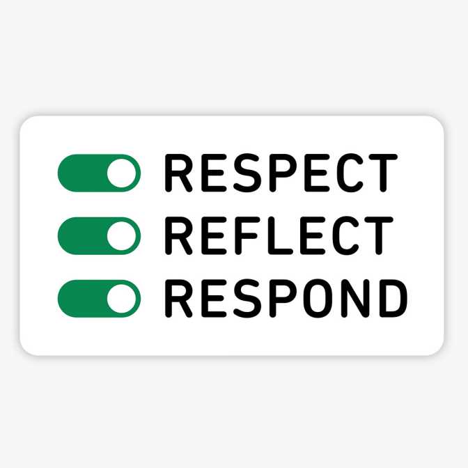 Steh ein für Respekt